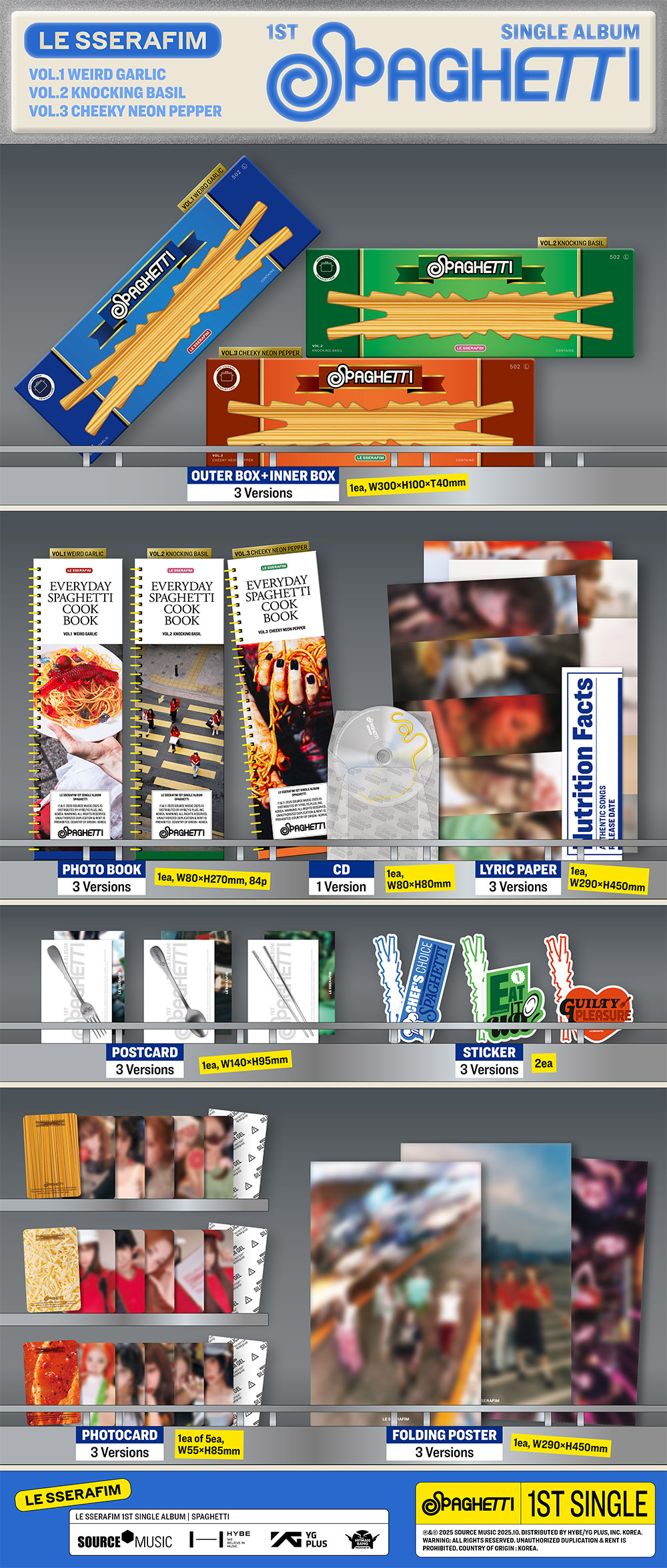 LE SSERAFIM SPAGHETTI